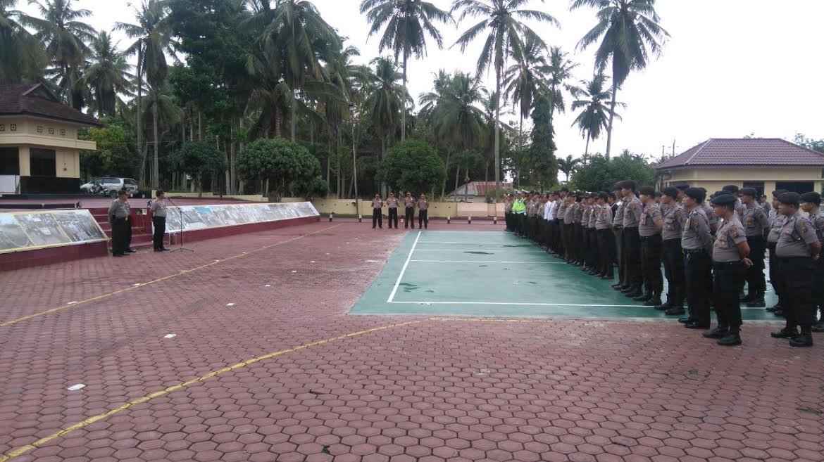 Polres Madina Melaksanakan Apel Siaga  1  Ops Liong Toba / Cap Go Meh  2017