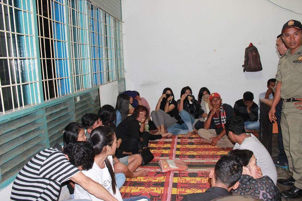 Razia Pekat Jelang Ramadhan Satpol PP Madina Amakan 21 Orang