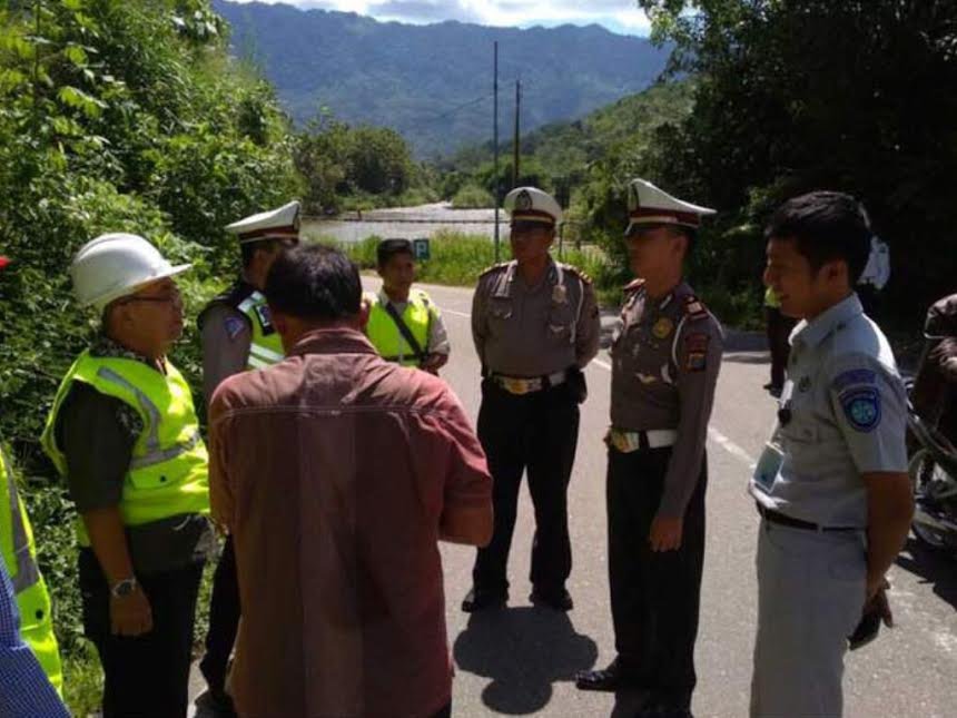 Persiapan Arus Mudik Lebaran,  Jalan dan Rambu Lalulintas  di Survey Kasat Lantas Polres Madina