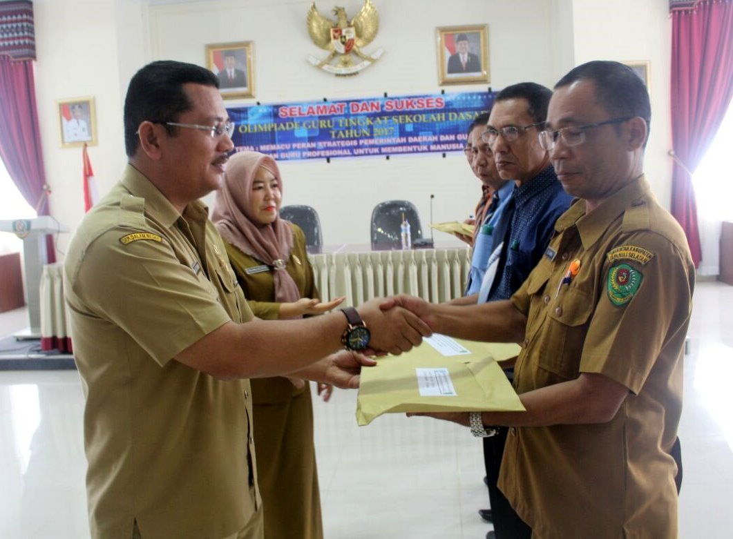 Disdik Tapanuli Selatan Gelar Olimpiade Guru Tingkat Sekolah Dasar Tahun 2017