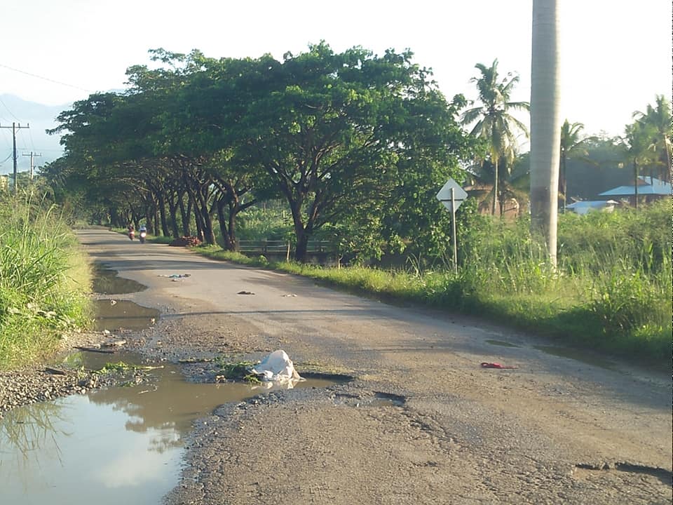 Sering Terjadi Kecelakaan,   Kadis PUPR Madina Tambal Dong Jalan Rusak