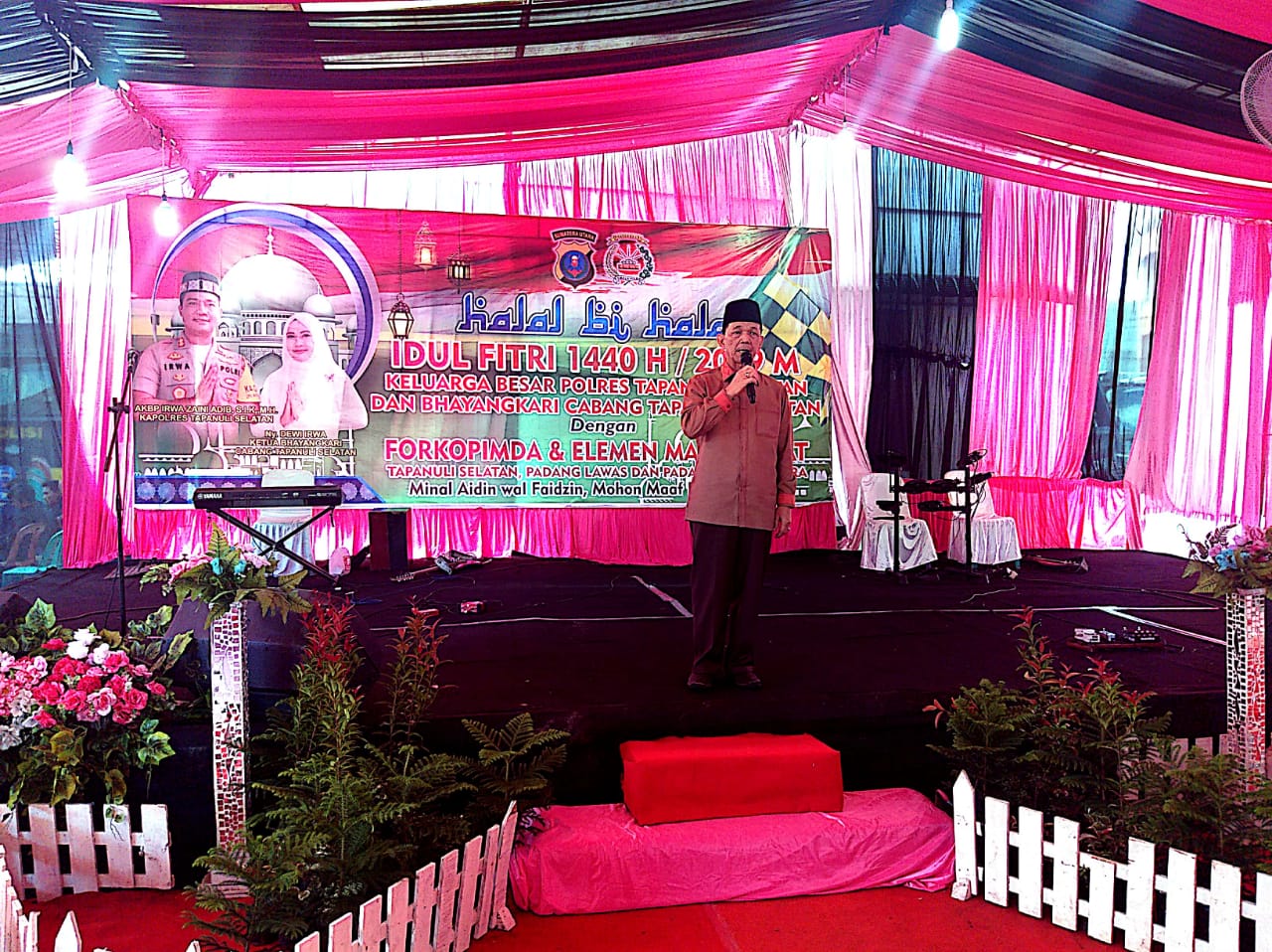 Jalin Silaturahmi, Bupati Tapsel Hadiri Acara Halal Bi Halal