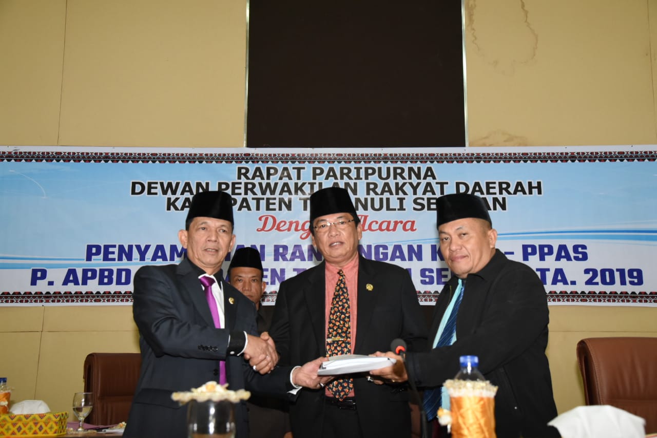 KUPA – PPAS Perubahan APBD 2019 Disampaikan Bupati Tapsel