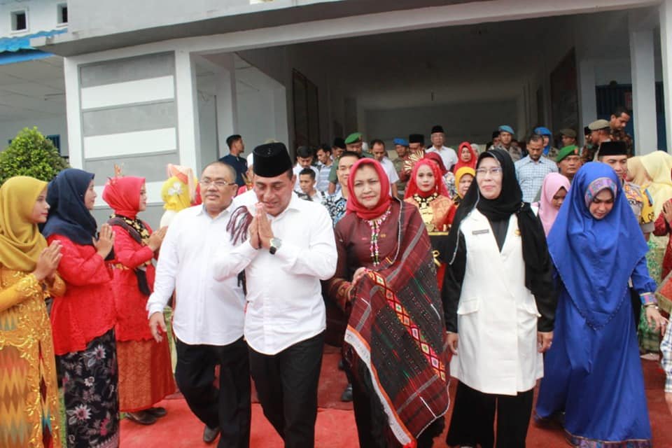 Prestasi Hingga Tingkat Nasional,  Pelantikan Siswa SMAN 2 Plus Panyabungan Disaksikan Gubsu