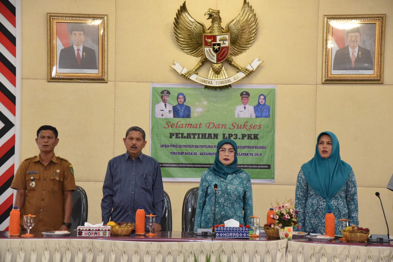 Ketua TP.PKK Tapsel Syaufiah,   Seluruh Kader PKK Desa Untuk Bekerja Bersama-sama