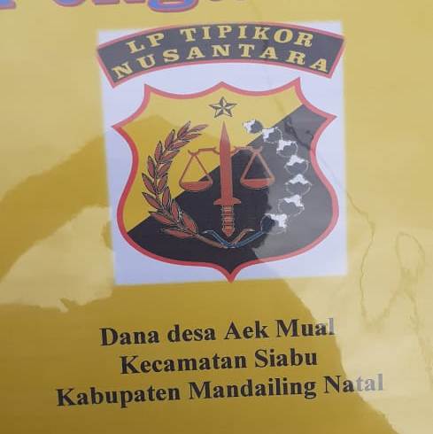 Terkait DD Aek Mual, Kades dan Inspektorat Madina Diadukan ke Kejatisu
