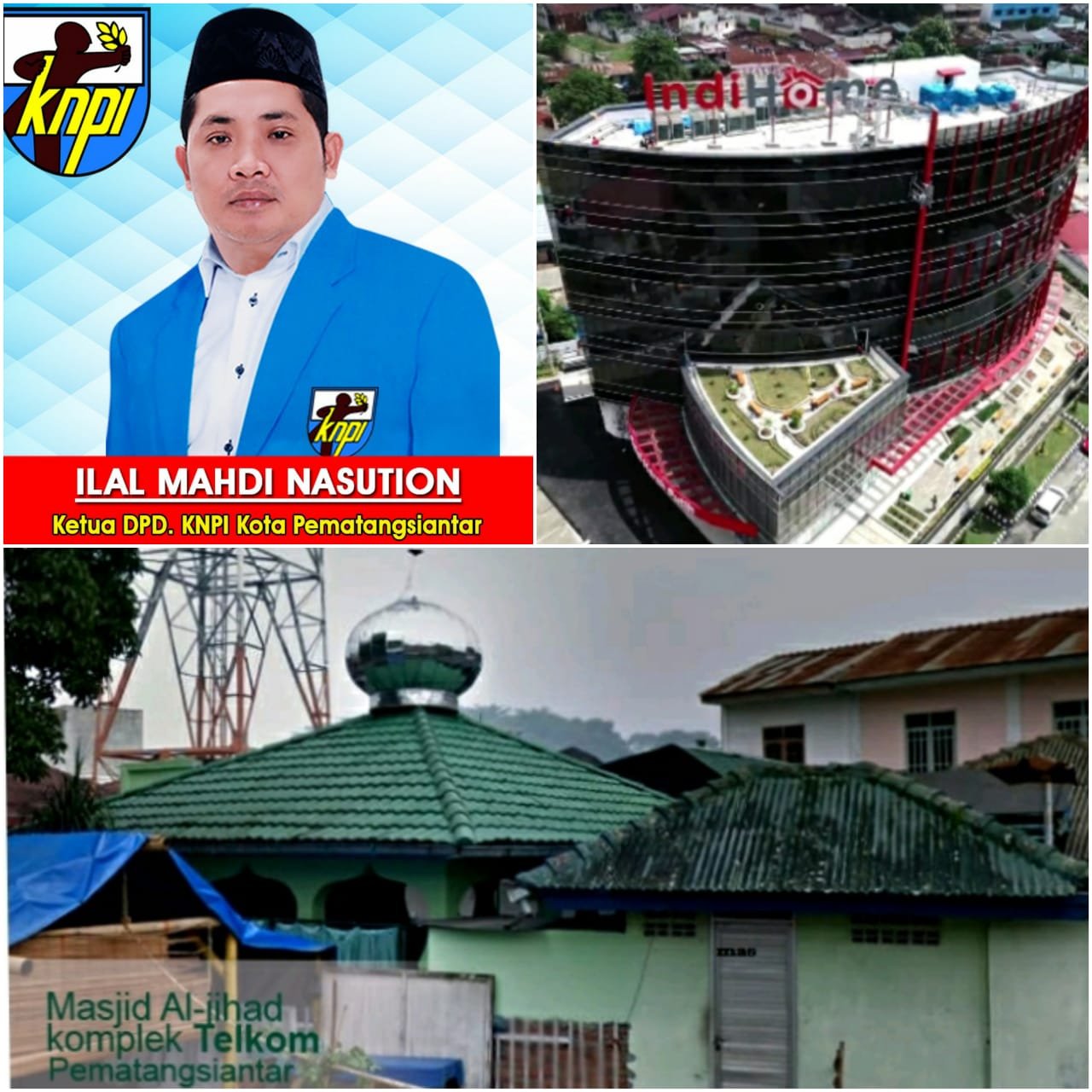 Ketua DPD.KNPI P.Siantar, Terkait Mesjid Al-Jihad, Pemuda Siap Pasang Badan