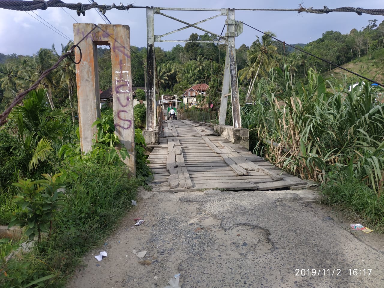 5 Kades di Kotanopan Mengeluh, Harapkan PUPR Kab.Madina Perbaiki Rambin ke Hutarimbaru