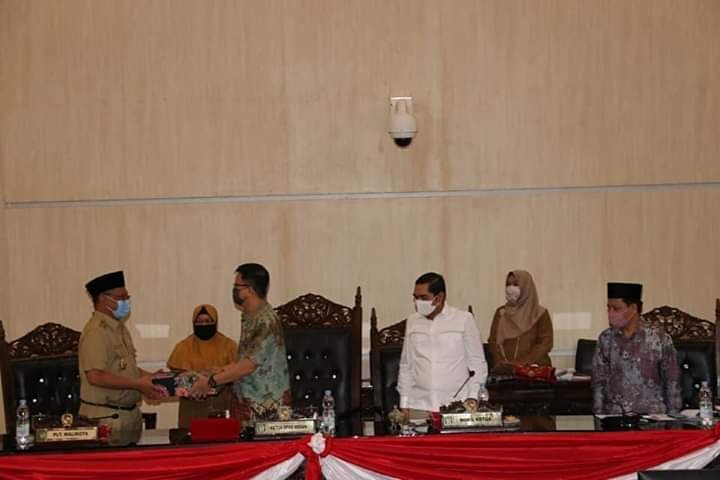 Sampaikan LPJ, Akyar Sebut Silpa TA 2019 Rp.Rp. 506,65 M