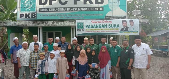 Harlah ke-22 PKB, DPC PKB Madina Gelar Syukuran dan Santuni Anak Yatim