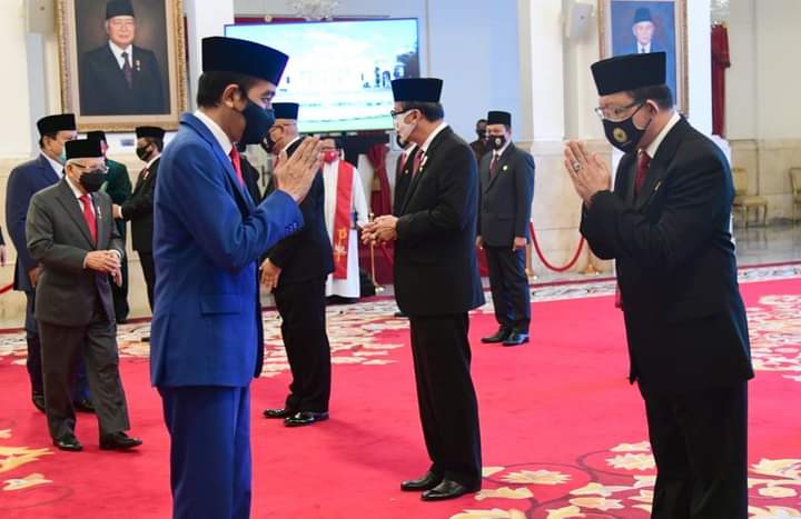Presiden Jokowi Lantik Anggota Kompolnas 2020-2024