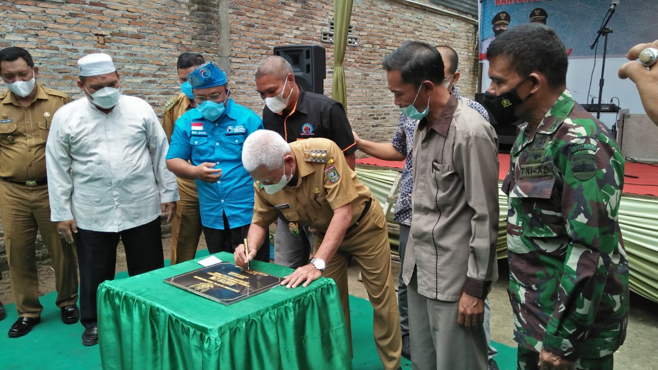 Bupati Asahan Resmikan Kantor LPM Kelurahan Aek Loba Pekan
