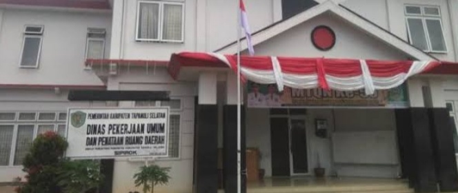 Terkait Pembangunan Rumah Dinas Kajari, Kadis PUPR Tapsel Bungkam