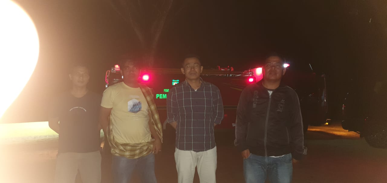 Pohon Beringin Terbakar di Desa Malintang Julu