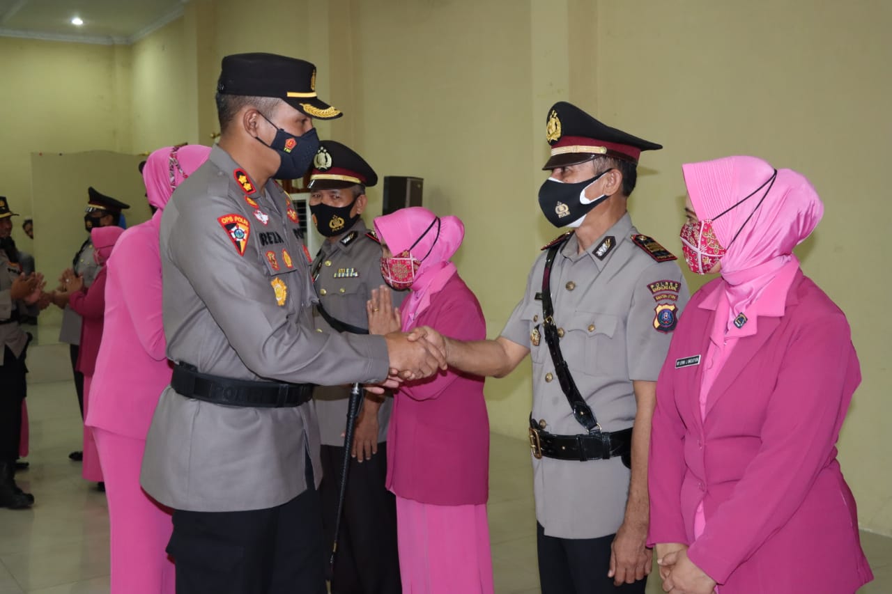 Kapolres Pimpin Sertijab 6 PJU Polres Mandailing Natal