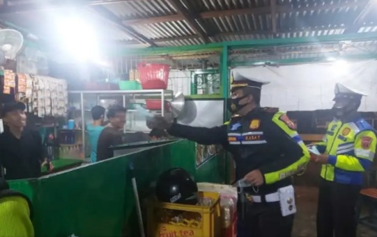 Kasat Lantas Polres Madina Pimpin Operasi Yustisi