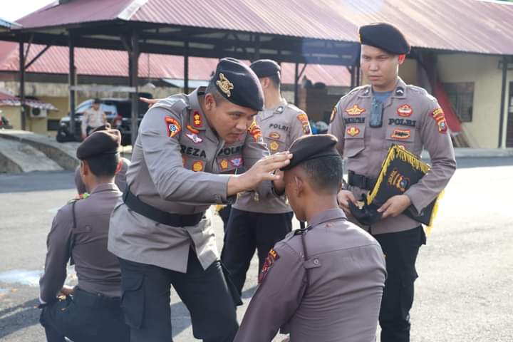 Kapolres Madina Pimpin Upacara Pembaretan