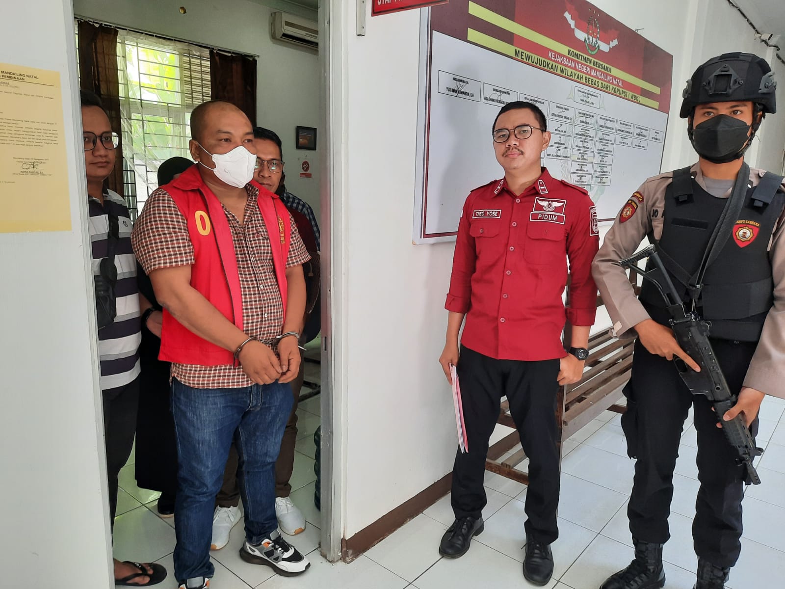 BB Escavator Dimana, AAN Ditahan di Lapas II B Panyabungan