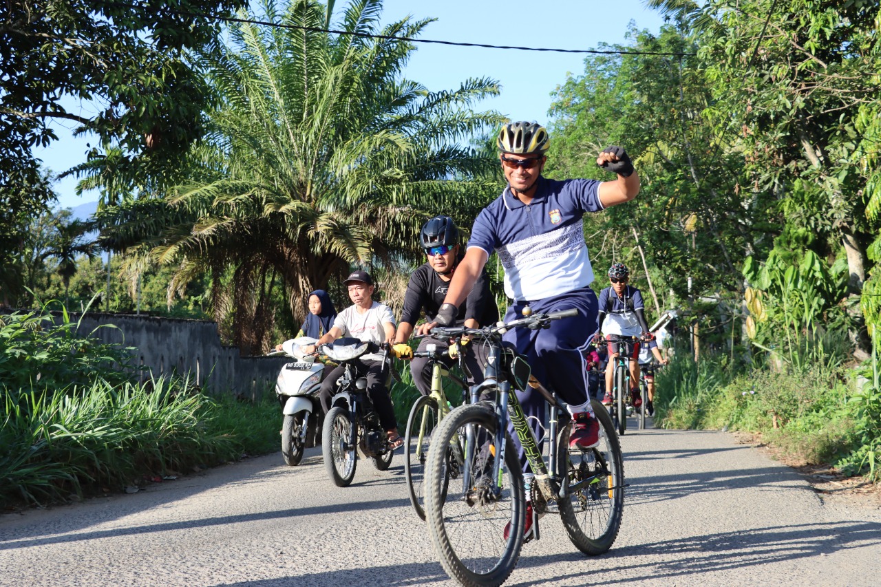 Kapolres Madina Gowes dan TMC di Seputaran Panyabungan