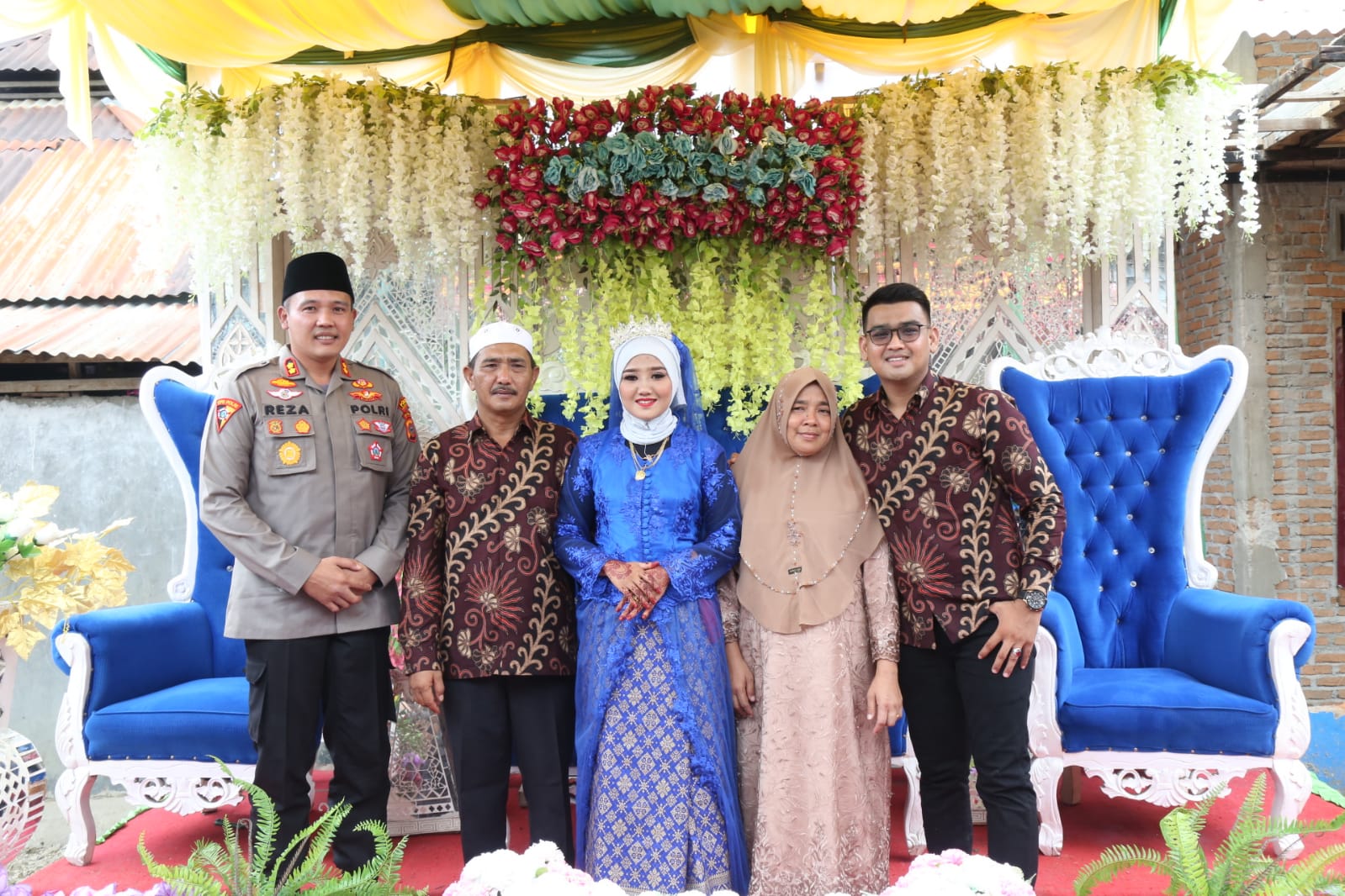 Kapolres Madina Hadiri Resepsi Saudari Kandung Wartawan MohgaNews