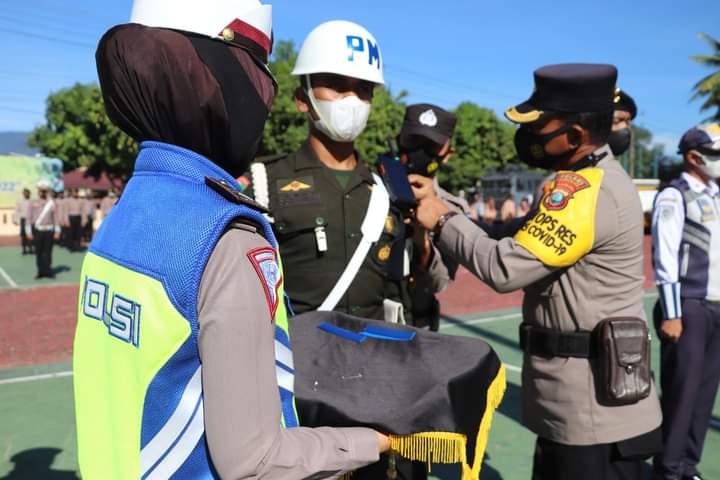 Polres Madina Apel Gelar Pasukan Operasi Patuh Toba Tahun 2022