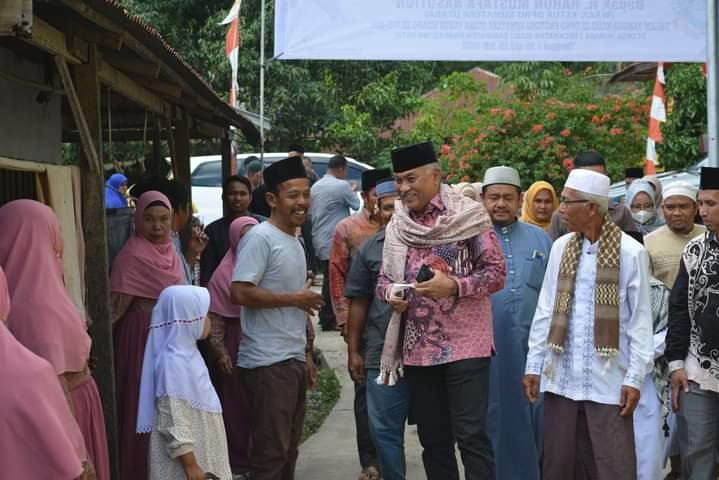 Mengikuti Reses III Ang.DPRD Sumut H.Harun Musthafa Nasution