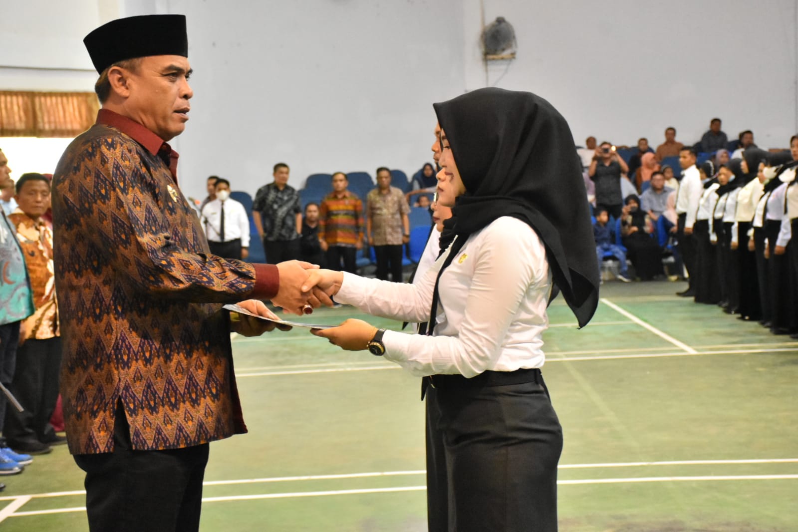 Pesan Bupati Kepada 483 Orang Yang Menerima SK P3K