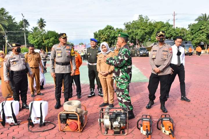 Di Mapolres Madina, Wakil Bupati Pimpin  Apel Kesiapan  Karhutlah