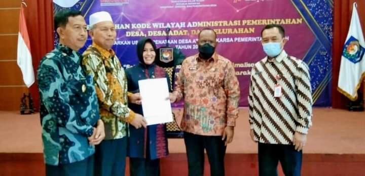 59 Nagari di Kabupaten Pasaman Barat Peroleh Kode Wilayah Administrasi Desa