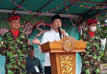 Ketua DPRD Madina Hadiri Peletakan Batu Pertama Pembangunan Masjid Taqwa