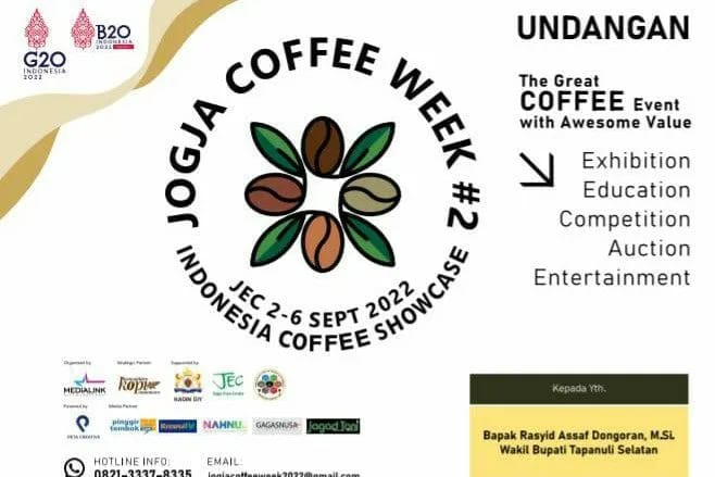 Kopi Arabika Sipirok Finalis Kompetisi Kopi Terbaik Nusantara Yogya Coffee Week