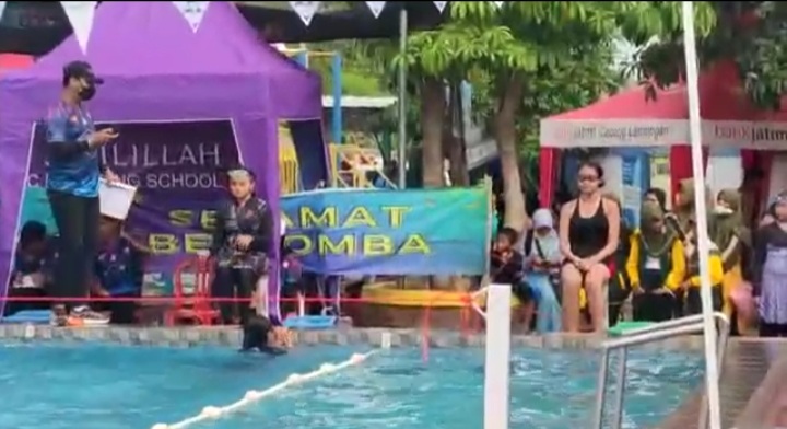 Breaking News, Ananda Novida Sari Lubis Juara 1 Lomba Renang Se – Kab.Lamongan Provinsi Jawa Timur