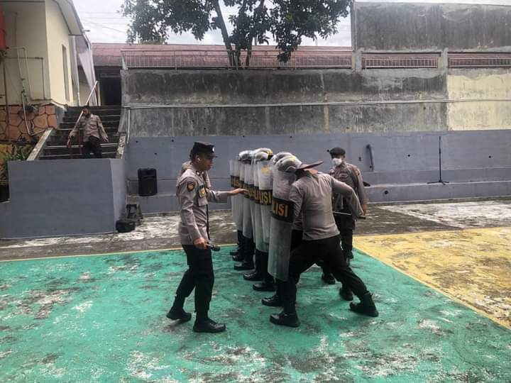 Asah Kemampuan, Polres Padangsidempuan Gelar Latihan Ton Dalmas