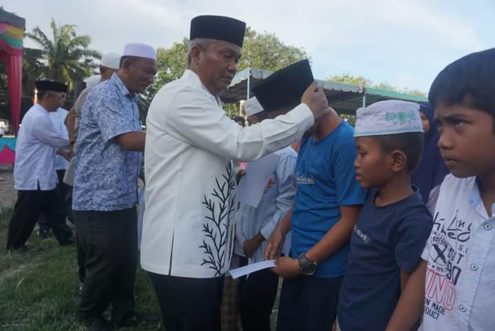 Bupati Palas Hadiri Amaliyah Akbar di Desa Panyabungan Huragi