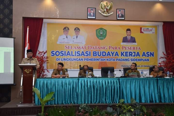 Pemko P.Sidimpuan Sosialisasikan Budaya Kerja ASN Menuju Apratur Berintegritas