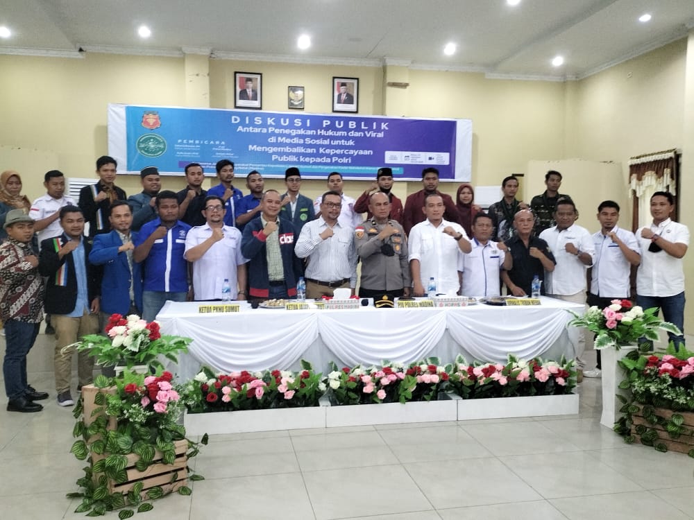 Perbaiki Citra Polri, Polres Madina Gelar Diskusi Publik