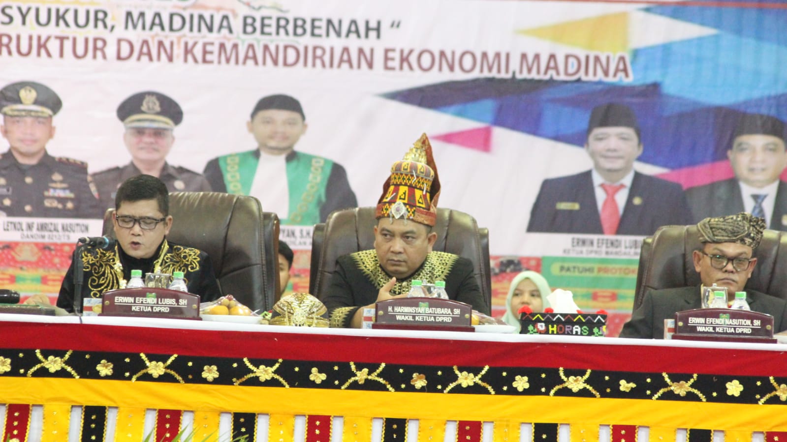 Gubsu Tidak Hadir, Ketua DPRD Madina Ucapkan Terimakasih