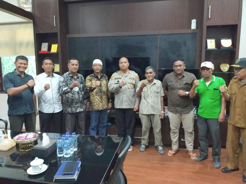 Harap Penyelesaian Dengan Baik, Perwakilan Petani Kelompok 80 Jumpai Kapolres Sergai