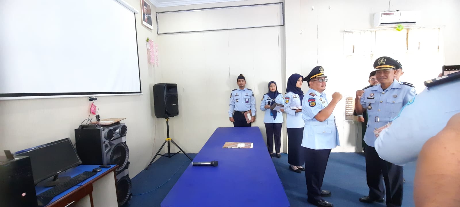 Kalapas Kelas II B Panyabungan Lantik M.Amril Hakim Lubis Sebagai Ka.Tata Usaha