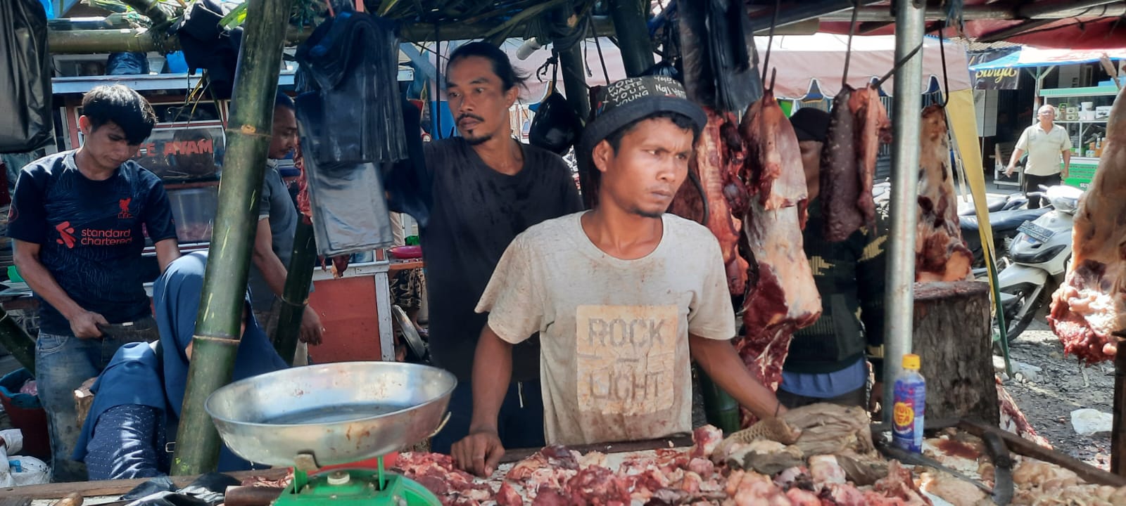 Breaking News, Harga Daging Rp 160.000/Kg Sore ini di Panyabungan