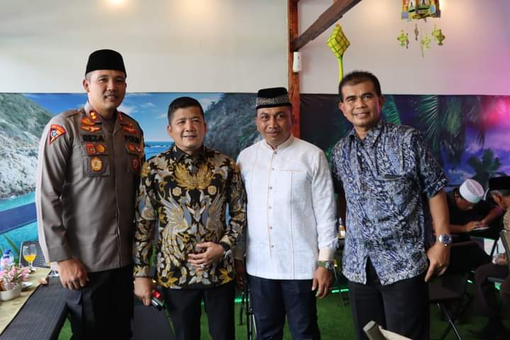 Halal Bi Halal Kodim 0212/TS, Kapolres Madina dan Istri Hadir