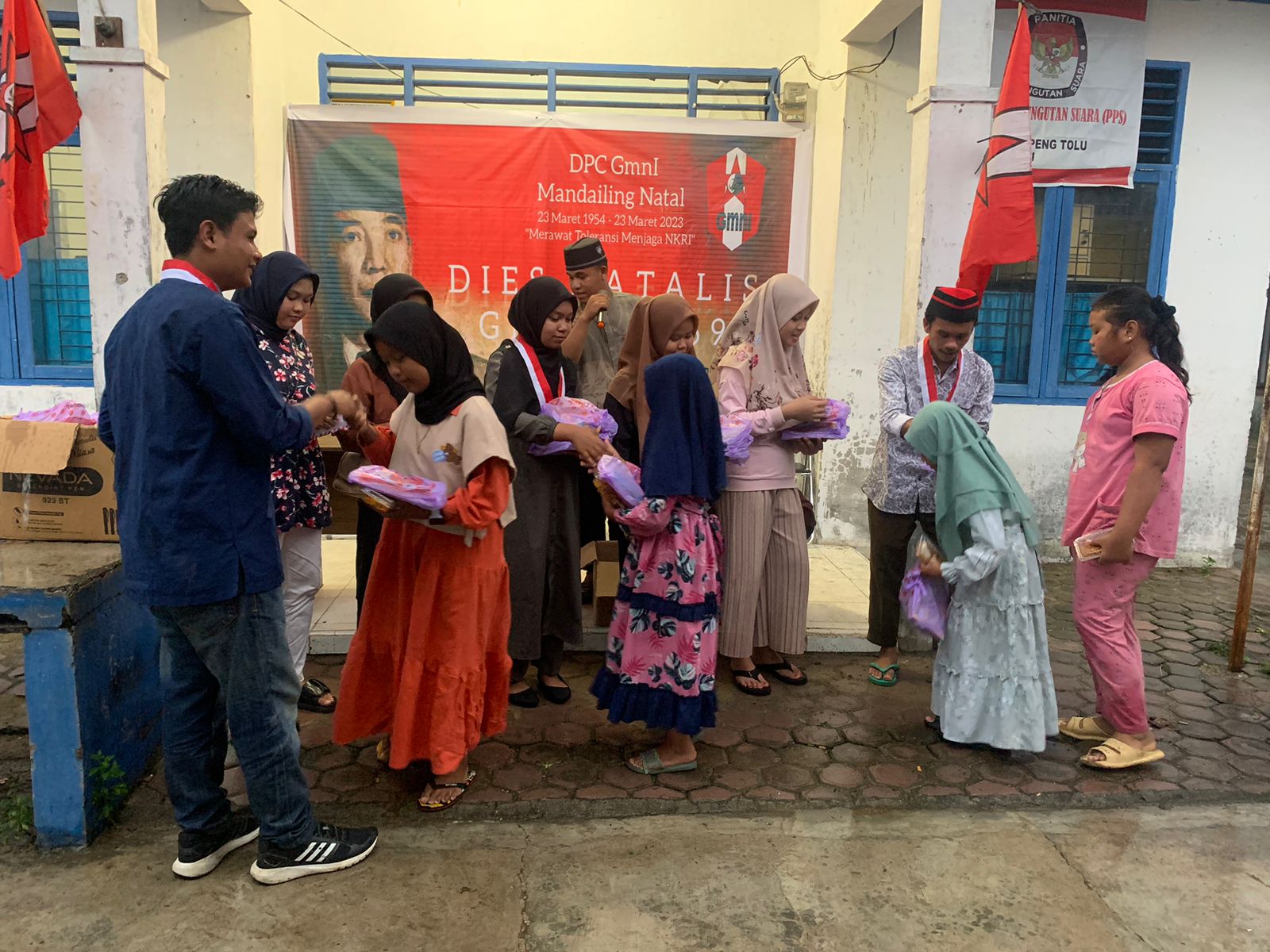 115 Anak Yatim Disantuni di Acara Dies Natalis GMNI Ke – 69  di Mandailing Natal