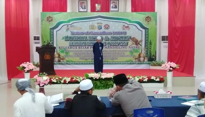 Semarak Ramadhan 1444 H, Lomba MTQ dan Adzan di Mapolres Madina