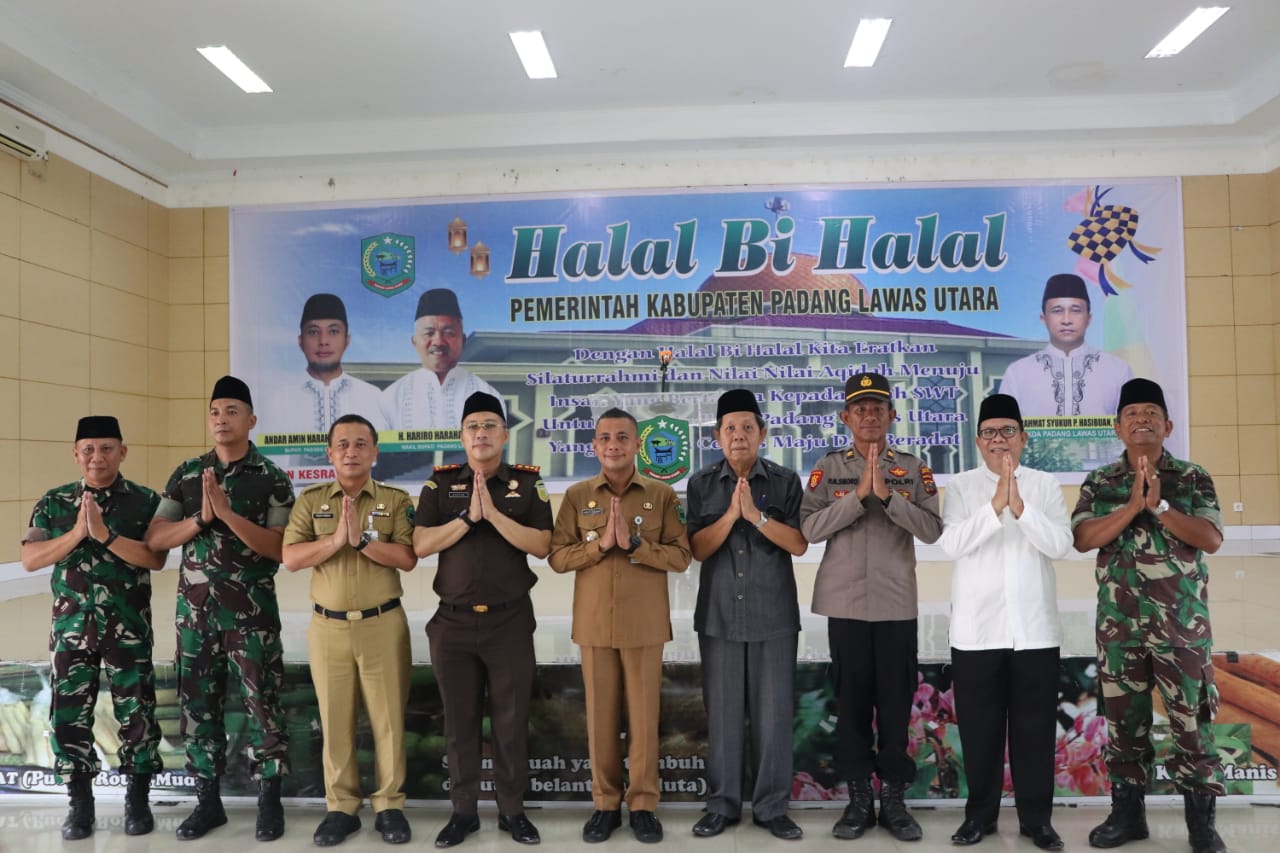 Halal Bi Halal dan Sosialisasi Perbup Paluta No 20 Tahun 2023 Sukses