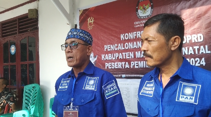 DPD.PAN Daftarkan 40 Bacaleg Ke – KPUD Madina