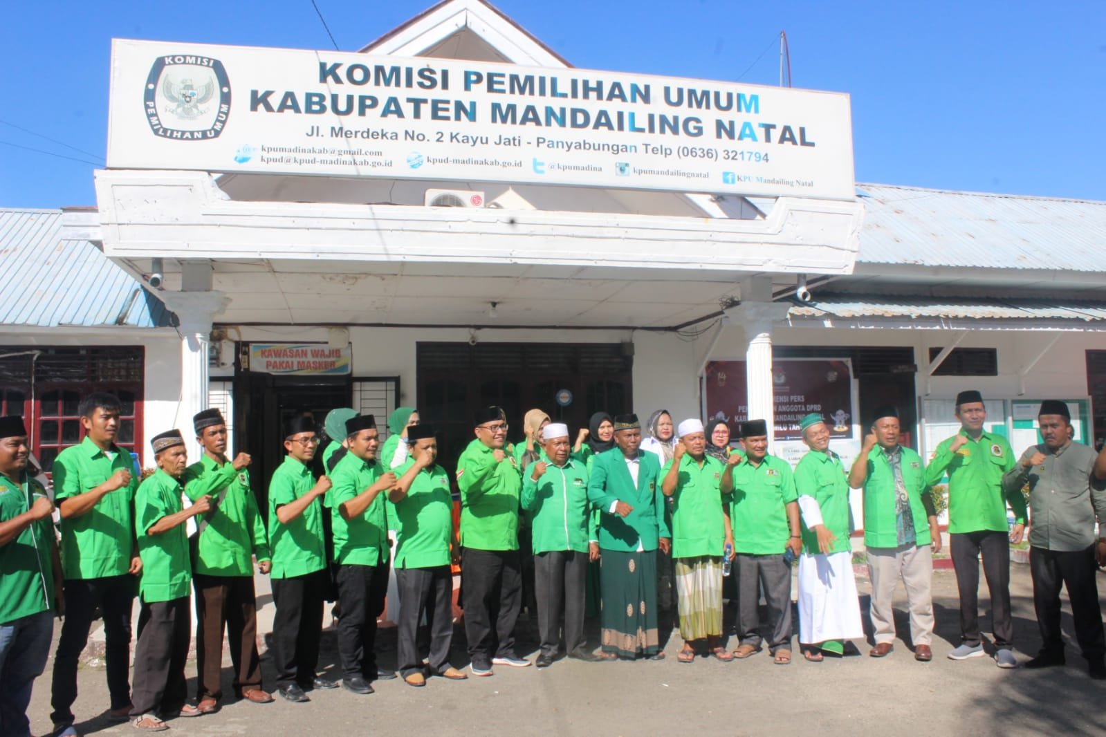 Tidak Ada Caleg Bunga, PPP Daftar Ke – KPUD Madina ” Menang Bersama “