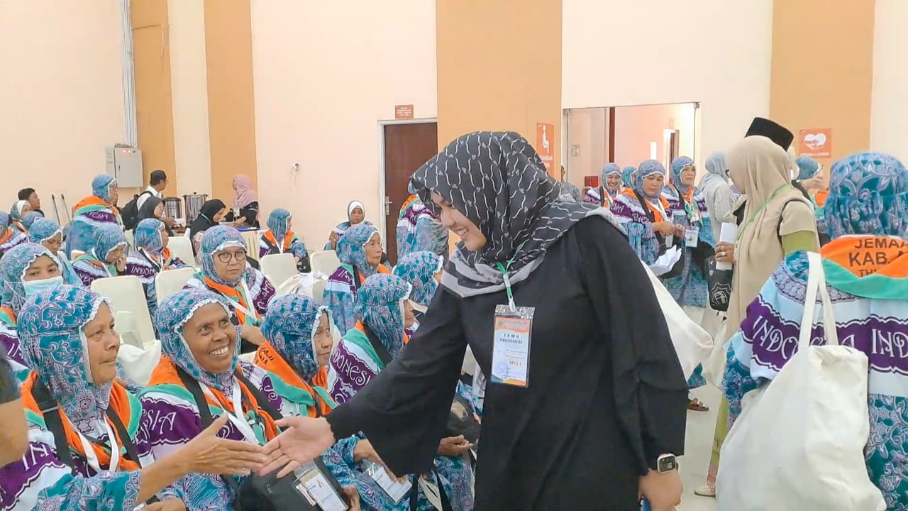 Rombongan Jemaah Calon Haji Madina Sudah di Asrama Haji Kota Medan