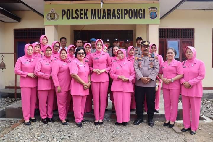 Ketua Bhayangkari Cab. Madina Kunjungan Kerja Ke – Polsek