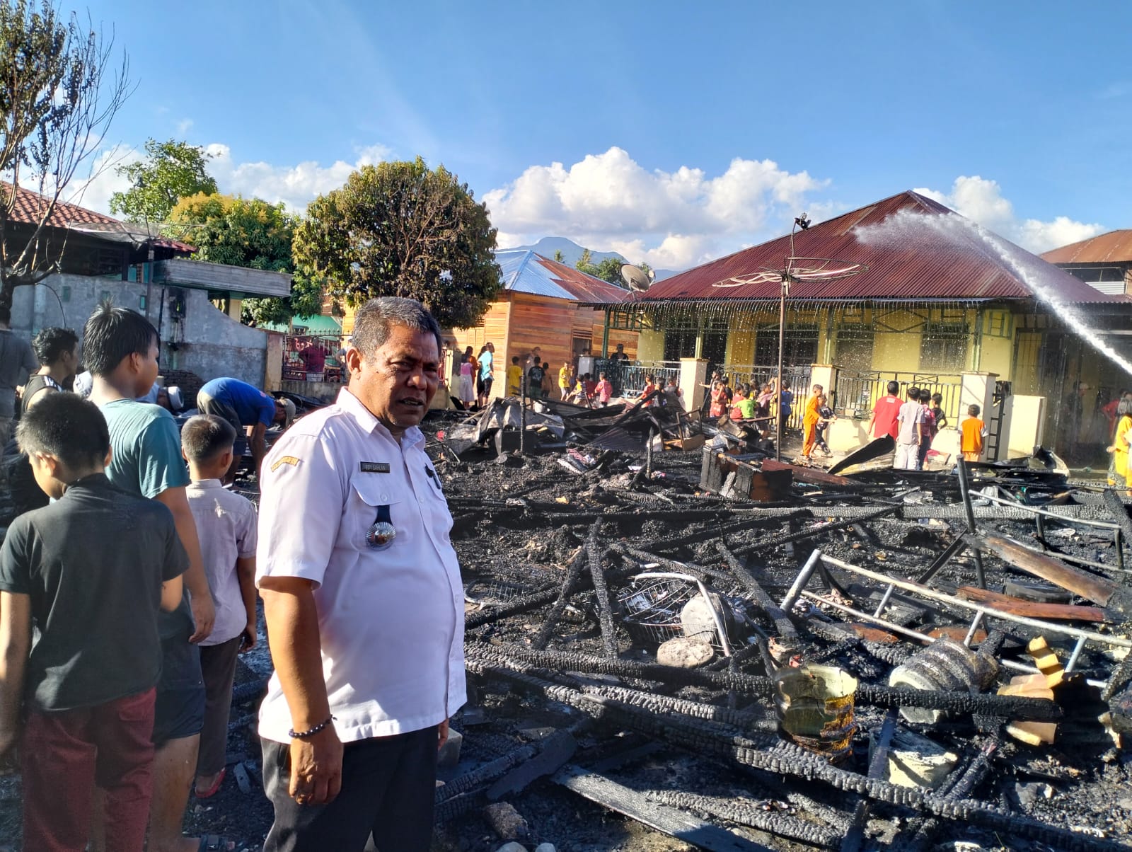 Soal 3 Rumah Kontrakan Terbakar di Kel.Panyabungan II