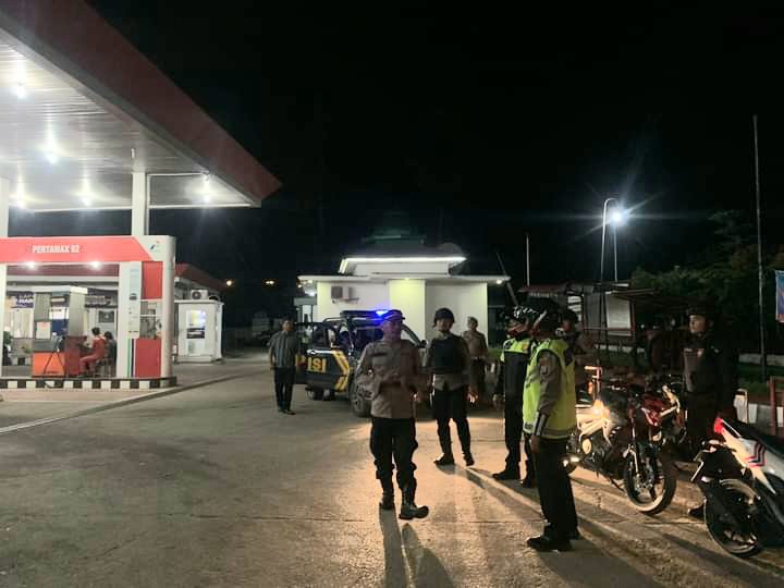 Personil Gabungan Polres Madina Gelar Patroli Malam